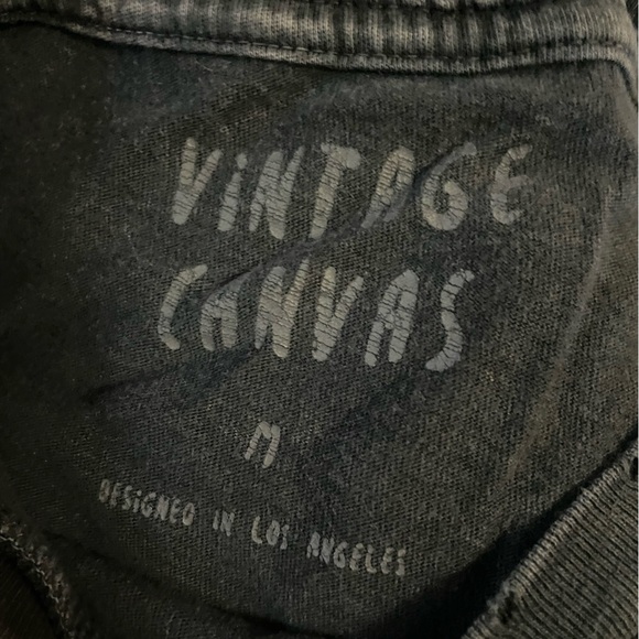 Vintage Canvas Cowgirl Queen Distressed Graphic Tee Oversized Medium - Picture 4 of 4